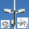Round Aluminum Hinged Poles