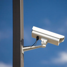 Square Steel Camera Poles