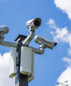 Alternative view of 10 ft. Square Direct Buried Camera Pole | CPSA1004T1E