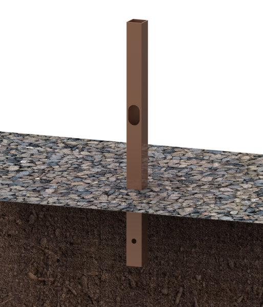 14 ft. Square Direct Buried Camera Pole | CPSA1404T1E - Image 3