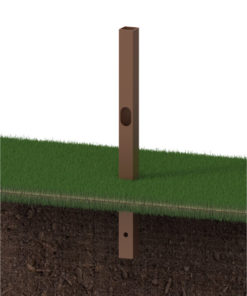 Square Direct Burried Camera Pole