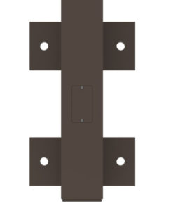 Wall Mount Square Aluminum Camera Pole