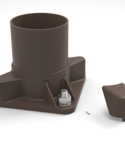 18 ft. Round Tapered Camera Pole | CPRTAH18C6B4