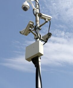 Round Tapered Aluminum Pole for cctv equipment