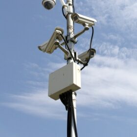 Round Tapered Aluminum Pole for cctv equipment