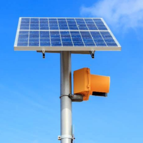 Round Tapered Steel Poles for Solar CCTV, off-grid applications