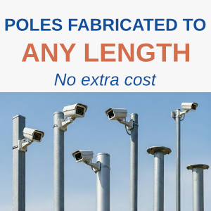 Custom CCTV Pole - Any Length